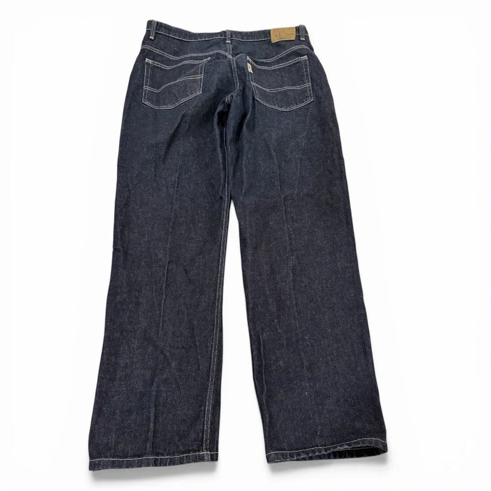 Polo Jeans Co Ralph Lauren Dark Wash Straight Leg Jeans Mens 38x32 Denim EUC